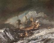 Boat and war William Turner